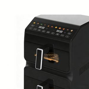 Friteuse à air numérique intelligente à double panier 4,5L+6,5L 3000W avec fonction rôtissage pour usage hôtelier, garantie 1 an - Product Image 3
