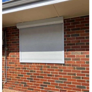 Nhôm cách điện chống trộm Con lăn màn trập cửa sổ điều khiển từ xa kéo mở cho Nhà kho căn hộ cán phương pháp cửa - Product Image 3