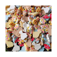 Bouquet de fleurs breloques en résine Yiwu approvisionnement d'usine Rose tulipe bijoux perles Nail Art décoration bricolage accessoires