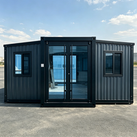 Casa Prefabricada Moderna Extensible de 40 pies, de Ensamblaje Rápido y Móvil, Multiusos, para Taller, Almacenamiento u Oficina