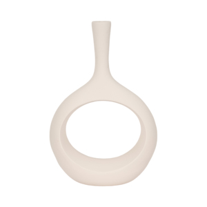 Vaso in Ceramica Rotondo, Decorazione Moderna per Casa, Soggiorno, Camera da Letto, Esposizione Piante - Product Image 1