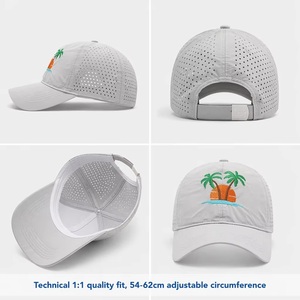 Gorra Deportiva de Calidad 1.1 OEM ODM con Perforación Láser y Bordado de Palmera, Fábrica BSCI, Venta al Por Mayor, MOQ Bajo - Product Image 5