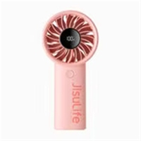 Ventilateur portable JisuLife, petit ventilateur à turbine, 3600mAh 5000mAh, réglage à cinq vitesses
