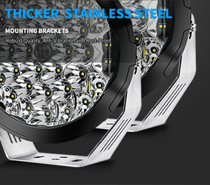 Offroad 4x4 camión parachoques láser proyector Led luz <span class=keywords><strong>de</strong></span> conducción LED 130w 9 pulgadas ronda coche láser Led trabajo luz - Product Image 5