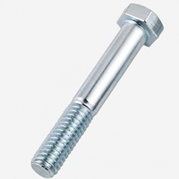 Kit de fixation en acier au carbone zingué avec axe de roue à roulettes 3/8"-16 et boulon hexagonal pour montage, réparation et remplacement de chariots et de chariots à roulettes