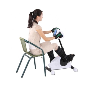 Bicicleta estática profesional de doble pedal para brazos y piernas, portátil y motorizada, para uso doméstico, rehabilitación y entrenamiento post-ictus. - Product Image 4