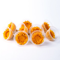 Vente en gros Meilleure Qualité dans la Boîte Grade A Véritable Tête de Tournesol Naturel Éternel Préservé 7-8 cm Tournesol