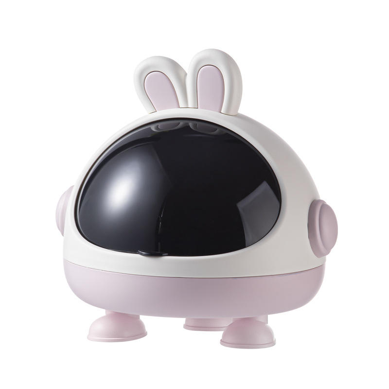 Conejo corriendo rosa