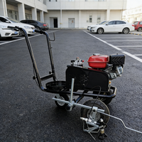 Machine de marquage routier sans air neuve, machine à peinture pour lignes de stationnement avec laser