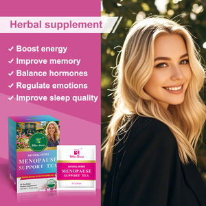 Thé Naturel pour la Ménopause pour Femmes, Santé Utérine, Réchauffant l'Utérus, Thé Anti-inflammatoire, Trèfle Rouge, Complément d'Équilibre Hormonal, OEM - Product Image 2