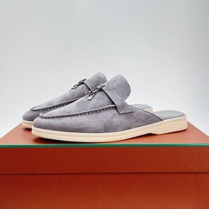 Chaussures de luxe 2026 de créateur, mocassins d'été européens et américains, légers, sportifs, plats, en velours, antidérapants, avec bande élastique, couleur unie - Product Image 2