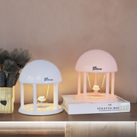 Lampes de chevet de style nordique personnalisées pour chambre à coucher, petites lampes de bureau rechargeables à LED pour chat, style scandinave, pour chambre à coucher