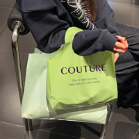 Bolsa de Compras de Plástico Reutilizable, con Logotipo Personalizado, Bolsa de Polietileno para Boutique de Moda, Regalos y Tiendas Minoristas