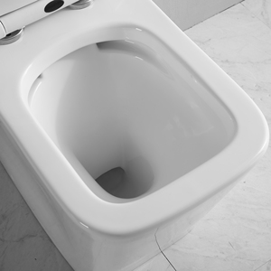 Bidé de Cerámica Empotrado en la Pared con Cisterna Oculta, Diseño Moderno, Autolimpieza, Rociador Vertical para Baños Pequeños - Product Image 5