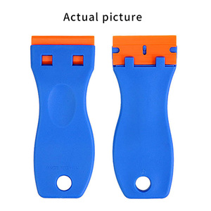 Plastic Razor Blade Mini Scraper for clean the car windows remove glue Small scraper for promotion