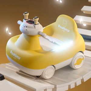 Coche eléctrico Poohbear Mini para niños pequeños de 2 a 4 años, juguete unisex con control remoto - Product Image 3