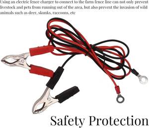 2-teilige Elektrozaun-Draht verbinder Sichere Kupfer-Elektrozaun-System clips Einfache Installation Verbindungs kabel - Product Image 6