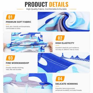 Custom Breathable Neck Gaiter Face Cover Scarf UV Protection Seamless Tube Bandana for Outdoor <b>Sports</b> Cycling Hiking Fishing - Product Image 4