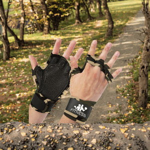 Gants de musculation avec support de poignet pour la musculation, l'entraînement en salle de sport, avec support de poignet - Product Image 3