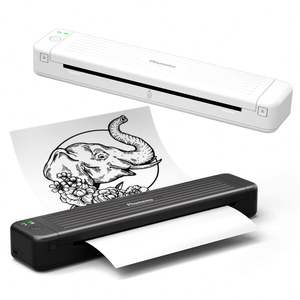 Impresoras portátiles Phomemo, impresoras térmicas <span class=keywords><strong>de</strong></span> dientes azules, impresoras <span class=keywords><strong>de</strong></span> tamaño A4, máquina <span class=keywords><strong>de</strong></span> impresión A4 para el hogar/oficina/negocios/tatuaje - Product Image 2