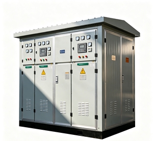 Armoire de distribution mobile extérieure compacte moyenne tension, classe IP53, 10 kV, modèle YB, prix usine - Product Image 1