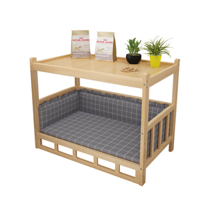 2023 חם למכירה יוקרה עמיד לסביבה ידידותית גדולה מיטת כלב עץ מלא ספה מעץ מלא חתול חתול וכלב בית מיטה - Product Image 2