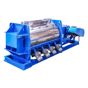 Misturador de arado horizontal para fertilizantes industriais e aditivos antissépticos, equipamento de mistura de pó de grande capacidade
