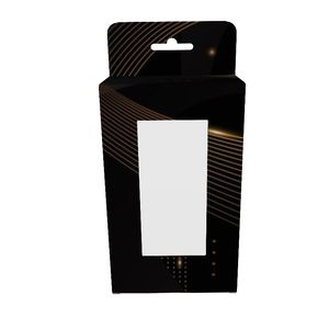 Dossiers en carton avec fenêtre dorée pour l'électronique, les parfums, les montres, les bijoux, gaufrage, recyclables, pelliculage brillant, vernissage - Product Image 4