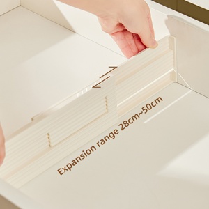 Creative Adjustable Bedroom Utensils <b>Plastic</b> Dresser Separators <b>Drawer</b> Dividers Organizer <b>Plastic</b> <b>Drawer</b> Divider - Product Image 4