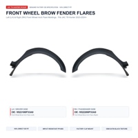 Moulures de garniture d'arche de roue avant gauche et droite pour JAC T9 T8 Hunter Pickup Truck 2021 2023 2024 Pièces de rechange de carrosserie automobile