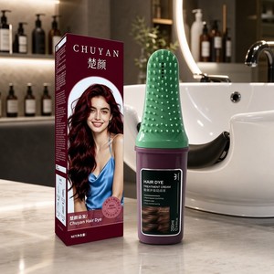 Aplicador de Crema para Coloración del Cabello, Color Borgoña, 200 ml, Profesional de Salón, Nutritivo, Marca Privada OEM - Product Image 1