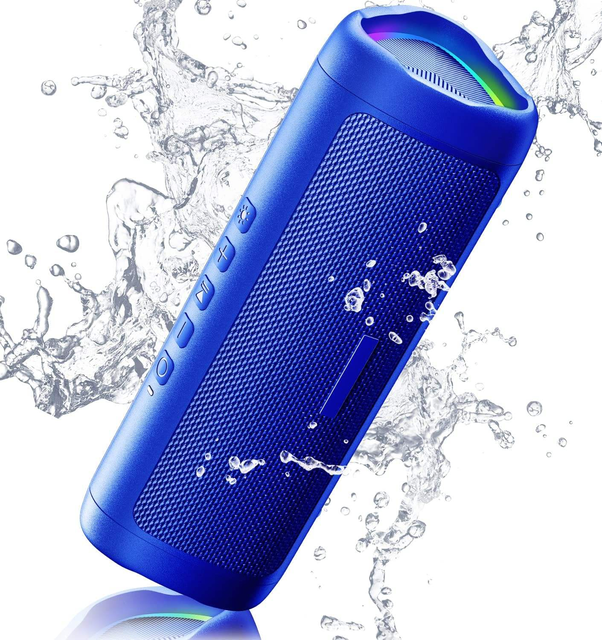 Factory Sale Big Bass for V5.3 Speaker HD Sound RGB TWS Pairing Party Speaker Home Outdoor Beach 5W Output Voice Control App