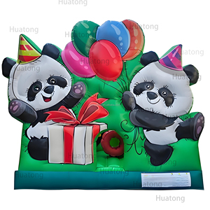 Thương mại <span class=keywords><strong>Panda</strong></span> chủ đề <span class=keywords><strong>Inflatable</strong></span> Bounce House Combo với Slide hupfburg <span class=keywords><strong>Panda</strong></span> <span class=keywords><strong>Inflatable</strong></span> nhảy lâu đài cho trẻ em - Product Image 2
