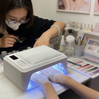 SNRQI Séchoir à ongles UV LED professionnel à prix bas, lampe UV haute puissance 72W pour ongles avec repose-main, lampe UV pour ongles