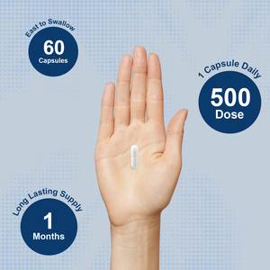 مكمل غذائي من مركب المغنيسيوم 500 ملغ (جلايسينات، سيترات، مالات، أوروتات) لدعم العضلات والقلب والمناعة، كبسولات نباتية - Product Image 5