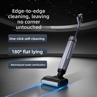 Nettoyeur de sol intelligent tout-en-un, robot aspirateur et serpillière, aspirateur électrique, moteur sans balais, batterie 2600mAh, séchage