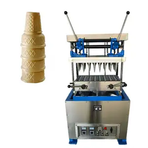 China Leverancier Kleine Wafelkegel Maker Ijs Kegel Maken Machine Fabriek Met Laagste Prijs