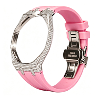 VVS Mossanit-Diamant Uhrenarmband aus Metall, Testgeprüft, für Royal Pop AP Swatch Diamantuhren
