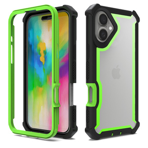 Cover Robusta a 360 Gradi, Armatura Spaziale Antiurto, Custodia Protettiva Trasparente Resistente per <span class=keywords><strong>iPhone</strong></span> 16 - Product Image 3