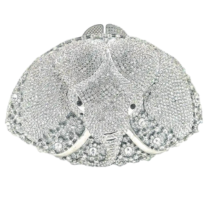 Women Special Elegant Rhinestone Evening Bag Dazzling Crystal Clutch <b>Purse</b> Removable Chain Handbag for Night out Bar - Product Image 1