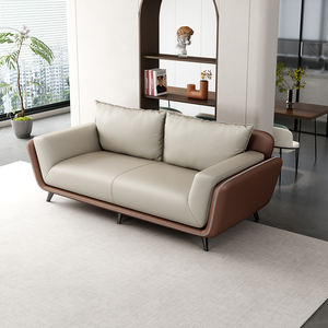 लक्जरी आधुनिक हाथ चमड़े के सिंगल सीट सोफा कार्यकारी कार्यालय सोफे ने आराम के लिए कार्यालय सोफा सेट किया - Product Image 2