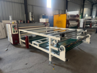 Machine de transfert thermique à rouleaux industrielle de 800 mm avec revêtement en téflon pour l'impression professionnelle de vêtements de sport
