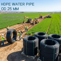 Tuyau SDR11 PN16 en PEHD 25mm PE100 en bobine pour l'irrigation agricole et l'alimentation en eau - Vente en gros usine