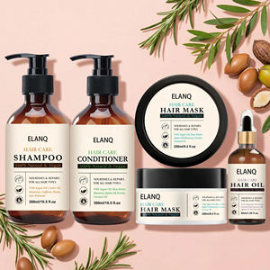 Kit de croissance capillaire en marque propre avec biotine et romarin, <span class=keywords><strong>shampoing</strong></span>, revitalisant, huile capillaire et masque, soin naturel pour cheveux clairsemés, OEM - Product Image 1