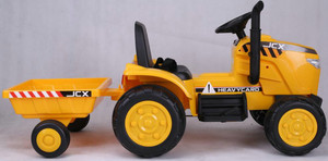 Trattore elettrico per bambini 12V <span class=keywords><strong>con</strong></span> rimorchio in auto - Product Image 5