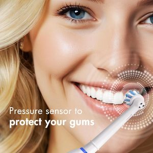 อะไหล่เปลี่ยนแปรงสีฟันไฟฟ้า <span class=keywords><strong>Braun</strong></span> สำหรับปาก <span class=keywords><strong>B</strong></span> สีดำสีขาวสำหรับใช้ในบ้าน