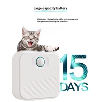 Purificateur d'air intelligent pour animaux de compagnie, sans fil, rechargeable, mural, à induction infrarouge automatique, pour litière de chat