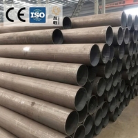 Tubería de Acero al Carbono Sin Costura ASTM A106 Gr.B, Laminada en Caliente, para Transporte de Fluidos de Petróleo y Gas, Extremo Liso Negro, Certificación CE