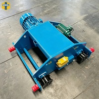 Malzeme Taşıma Kaldırma Ekipmanları Elektrikli Çelik Halatlı Vinç Arabası Ağır Hizmet Tipi Uzaktan Kumandalı Demir 3 MT 1.1kW Perakende Oteller
