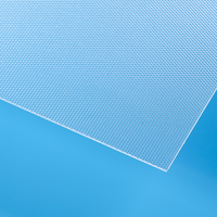 Vente en gros de diffuseur de lumière pour Pc plaque prismatique 2 mm diffuseur pyramidal prismatique pour lumières LED couvre panneaux